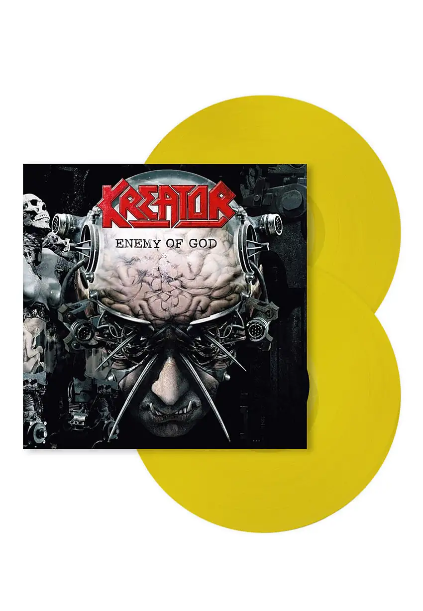 Kreator - Enemy Of God (Remastered) Ltd. Transparent Yellow - Colored 2 Vinyl