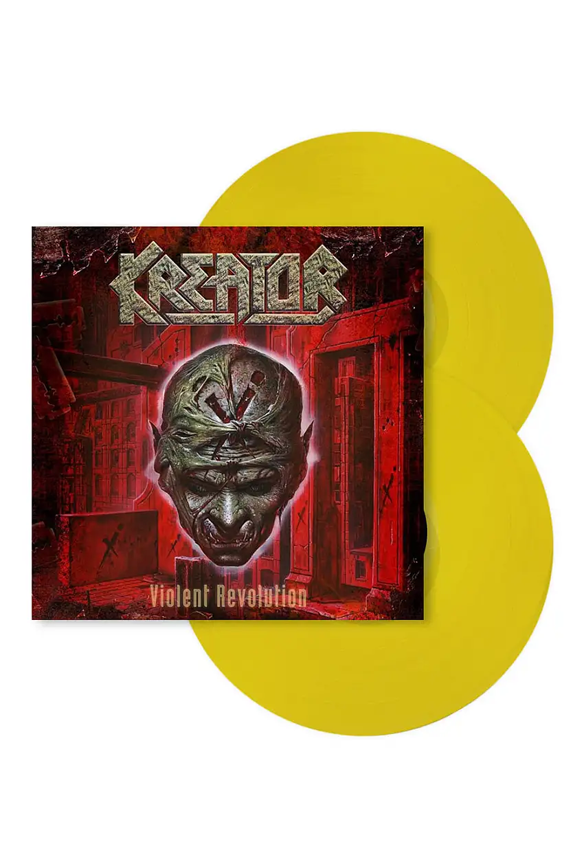 Kreator - Violent Revolution Ltd. Transparent Yellow - Colored 2 Vinyl