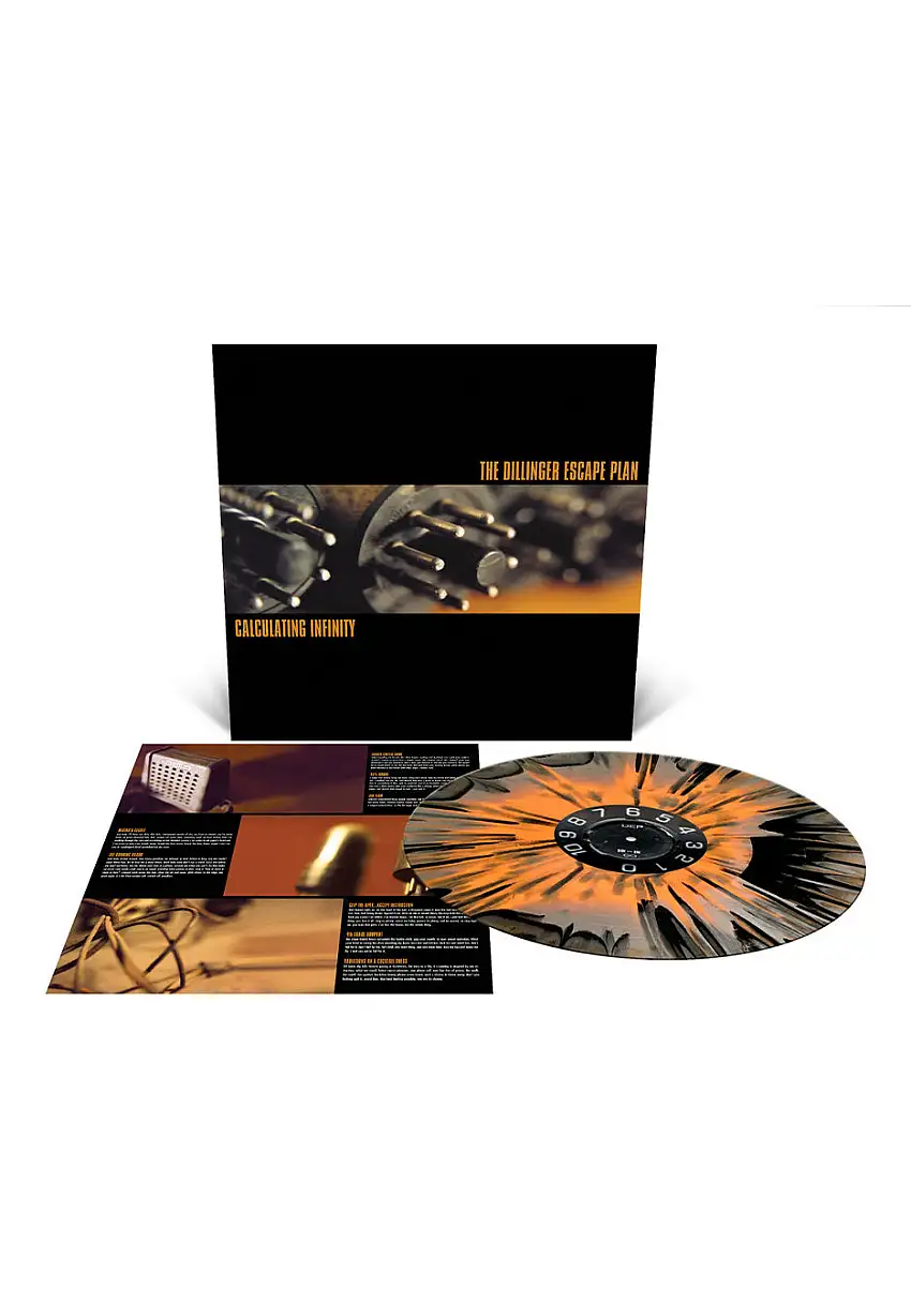 The Dillinger Escape Plan - Calculating Infinity Ltd. Orange/Silver/Black - Splatter Vinyl
