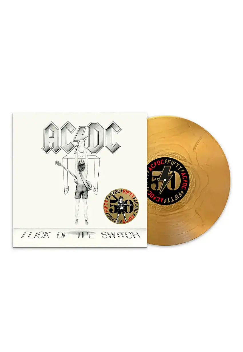 AC/DC - Flick Of The Switch (50th Anniversary) Ltd. Gold - Colored Vinyl