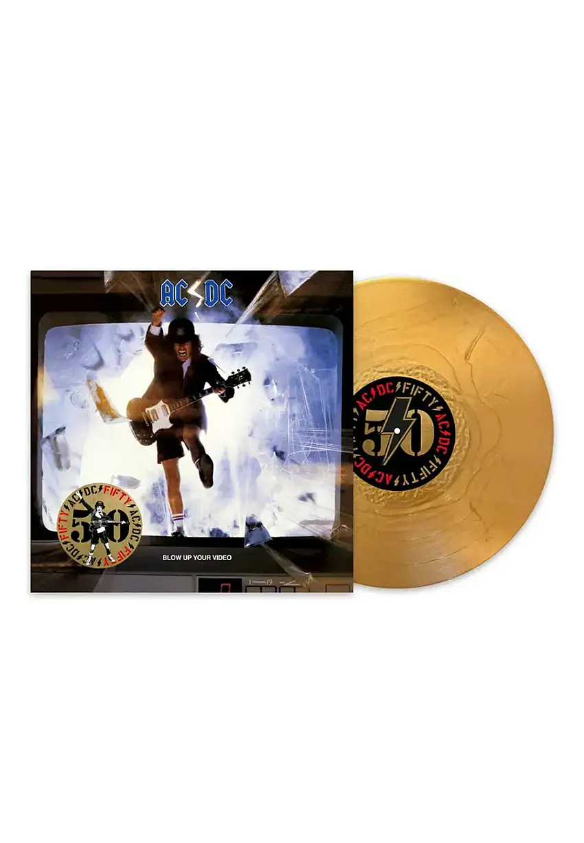 AC/DC - Blow Up Your Video (50th Anniversary) Ltd. Gold - Colored Vinyl