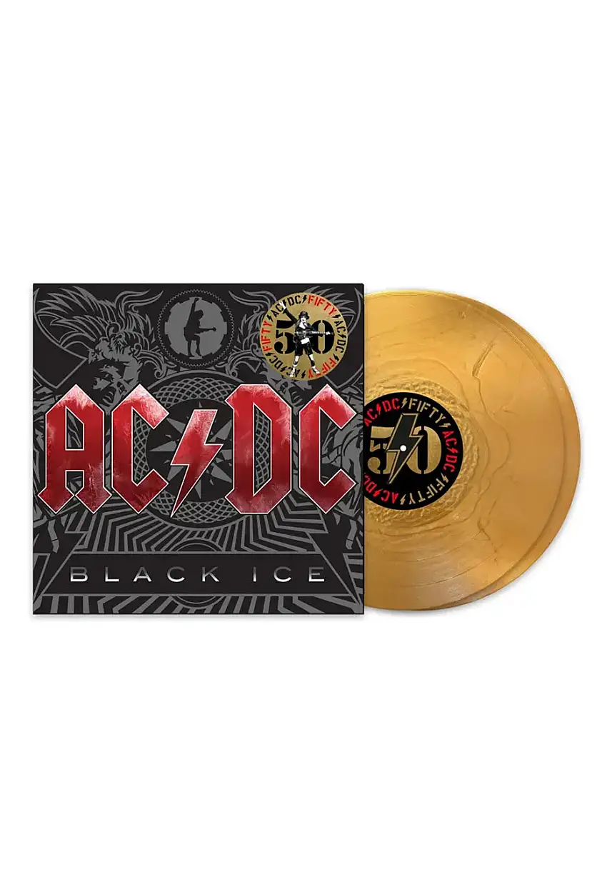 AC/DC - Black Ice (50th Anniversary) Ltd. Gold - Colored 2 Vinyl