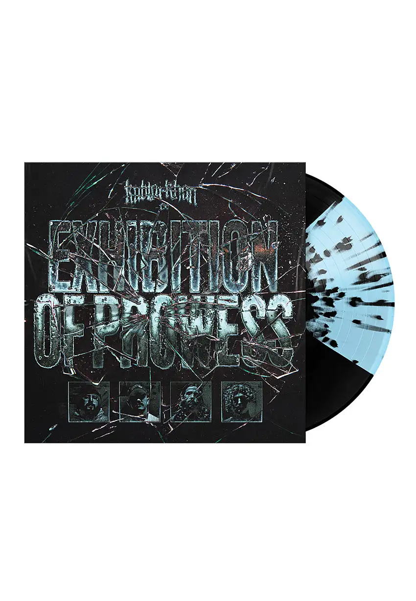 Kublai Khan - Exhibition Of Prowess Quad Black, Light Blue - Splattered Vinyl