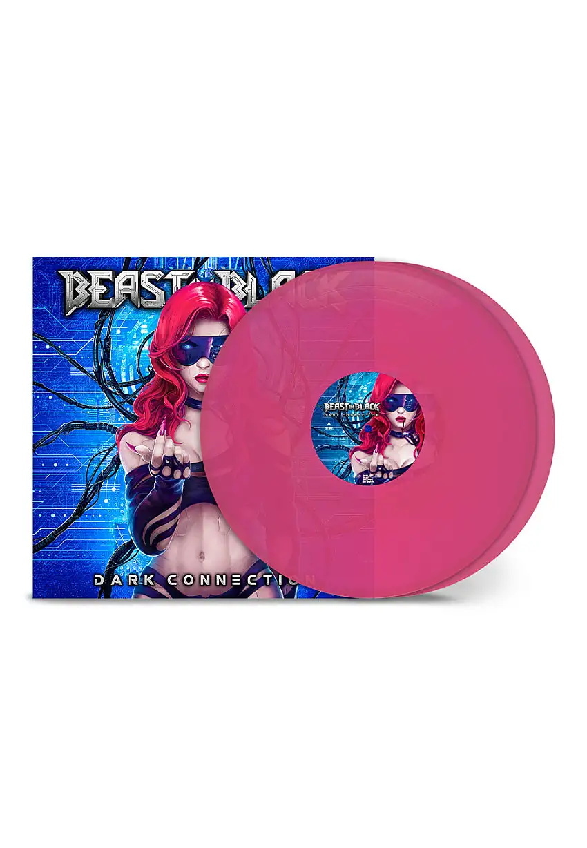 Beast In Black - Dark Connection Ltd. Transparent Magenta - Colored 2 Vinyl