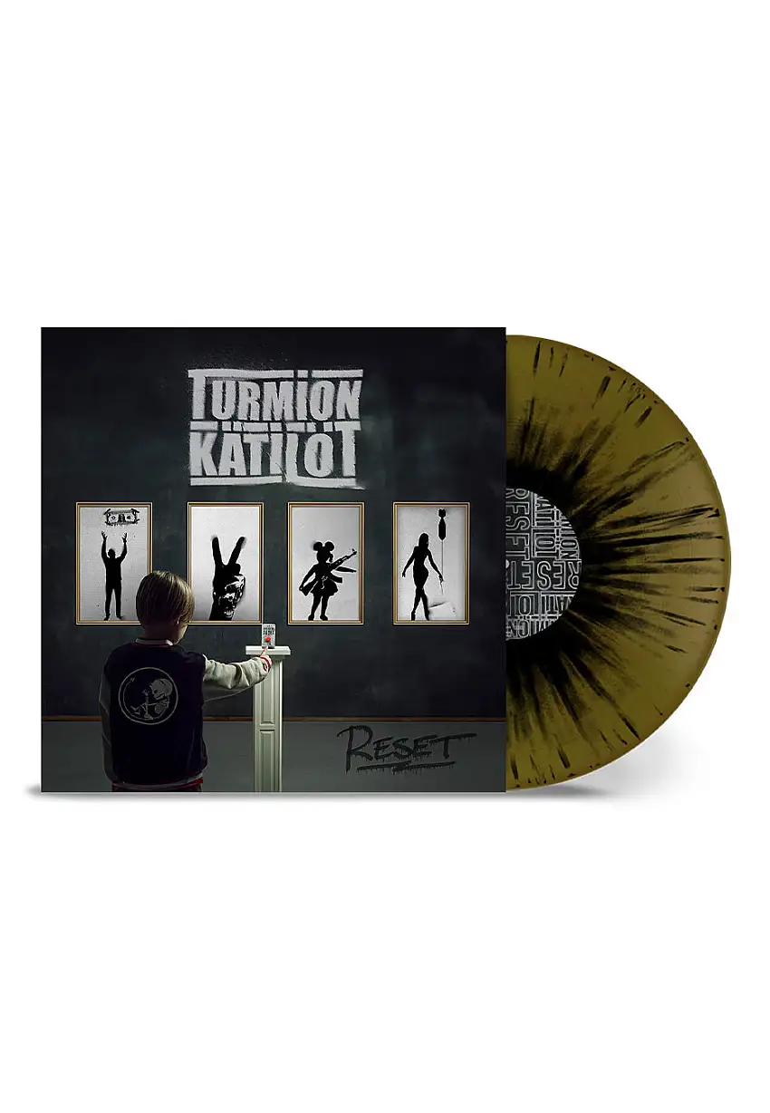 Turmion Kätilöt - Reset Ltd. Gold/Black - Splatter Vinyl
