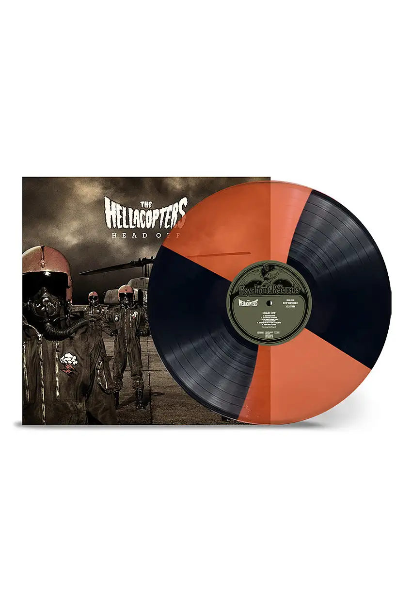 The Hellacopters - Head Off Ltd. Transparent Orange Black Rotor - Colored Vinyl