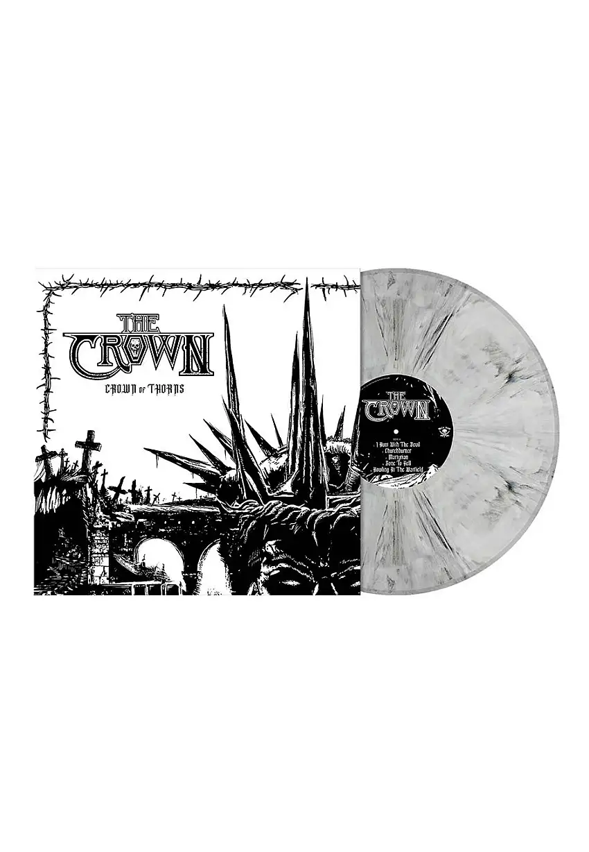 The Crown - Crown Of Thorns White/Black - Marbled Vinyl