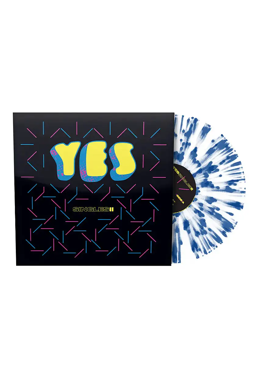 Yes - Yessingles 2 Ltd. White w/ Blue - Splattered Vinyl