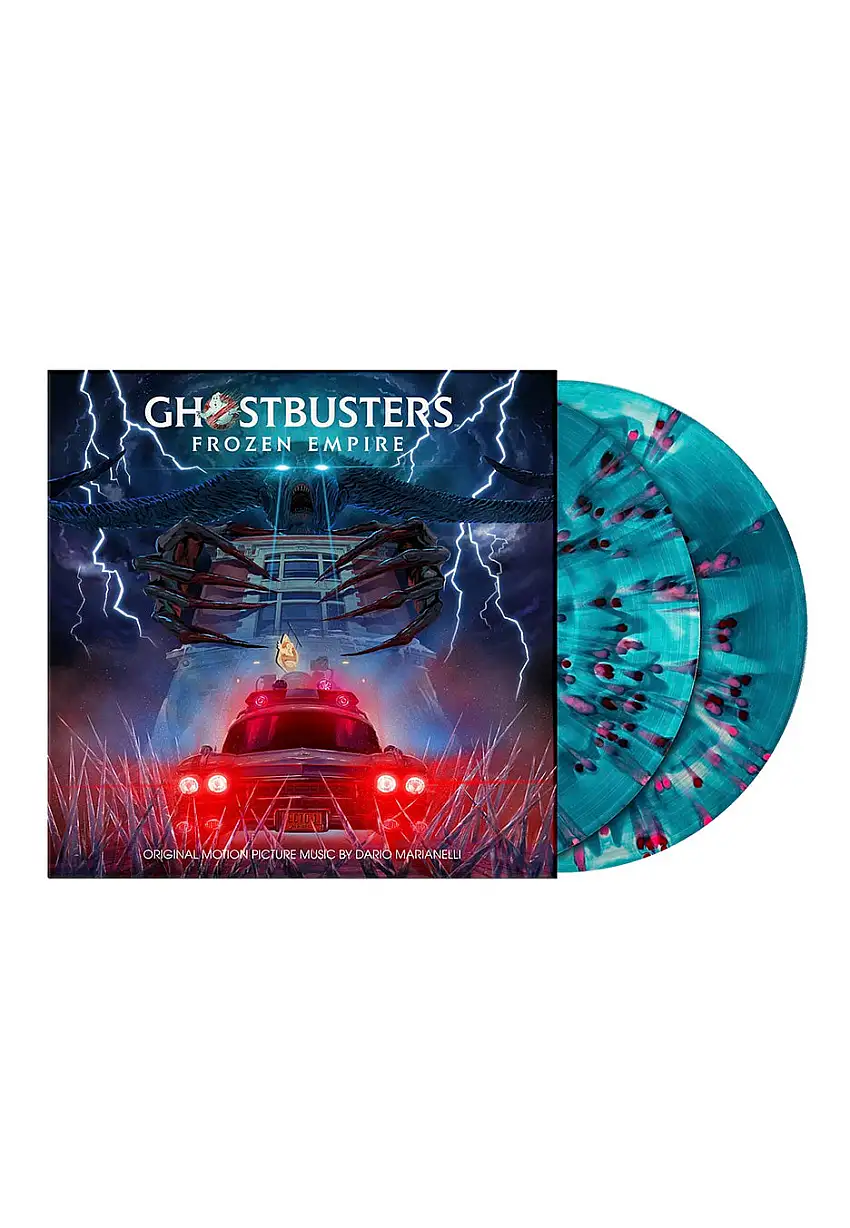 Ghostbusters - Ghostbusters: Frozen Empire OST (Dario Marianelli) Ltd. Haunted Eco - Splattered 2 Vinyl