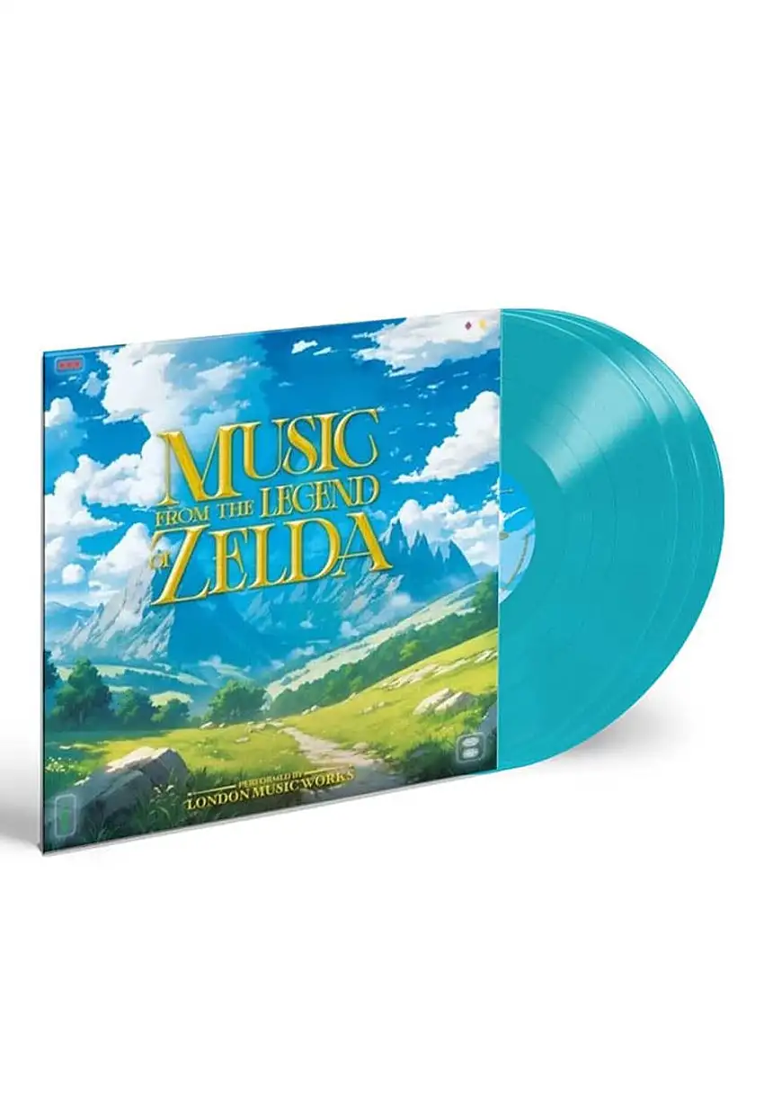 The Legend Of Zelda - Music From The Legend Of Zelda (London Music Works) Ltd. Skyblue - Colored 3 Vinyl