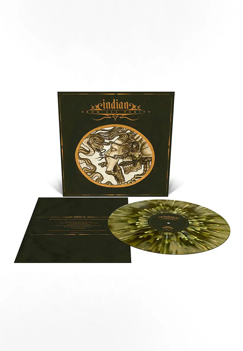 Indian - From All Purity Ltd. Swamp Green/Metallic Gold - Splattered Vinyl