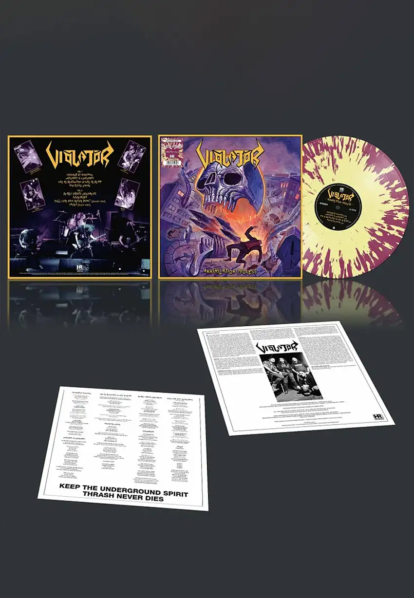 Violator - Annihilation Process Ltd. Purple w/ Yellow - Splattered Vinyl