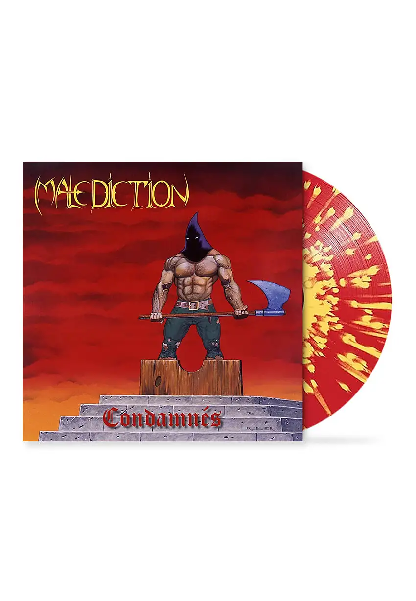 Malediction - Condamnés Ltd. Red/Yellow - Splattered Vinyl
