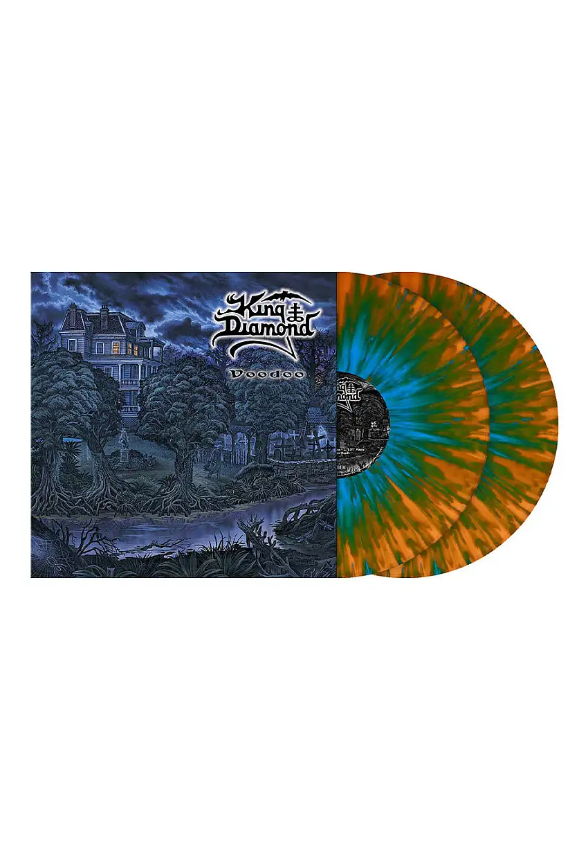 King Diamond - Voodoo Night Ltd. Orange w/ Sky Blue - Splattered 2 Vinyl