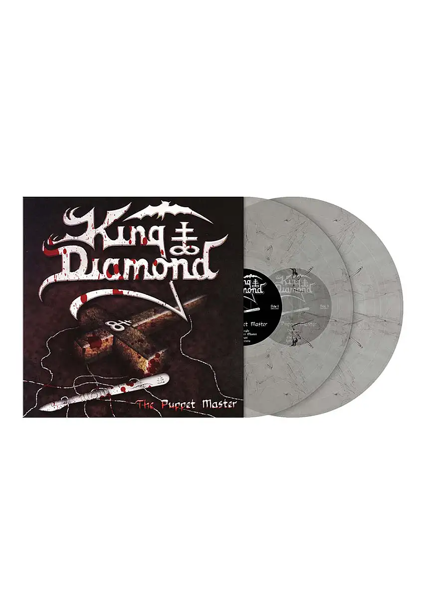 King Diamond - The Puppet Master Crystal Clear with Black Smoke - Colored 2 Vinyl
