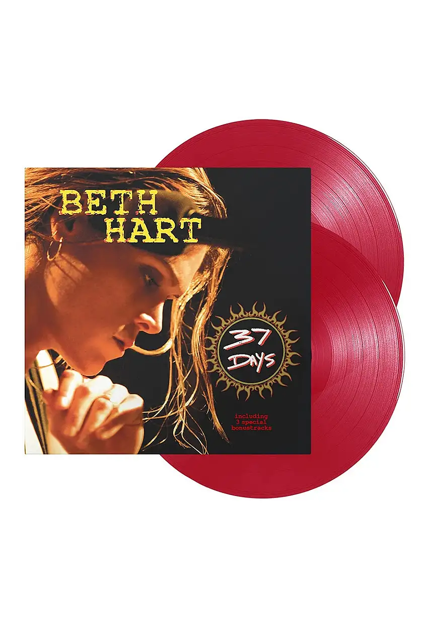 Beth Hart - 37 Days Ltd. Transparent Red - Colored 2 Vinyl