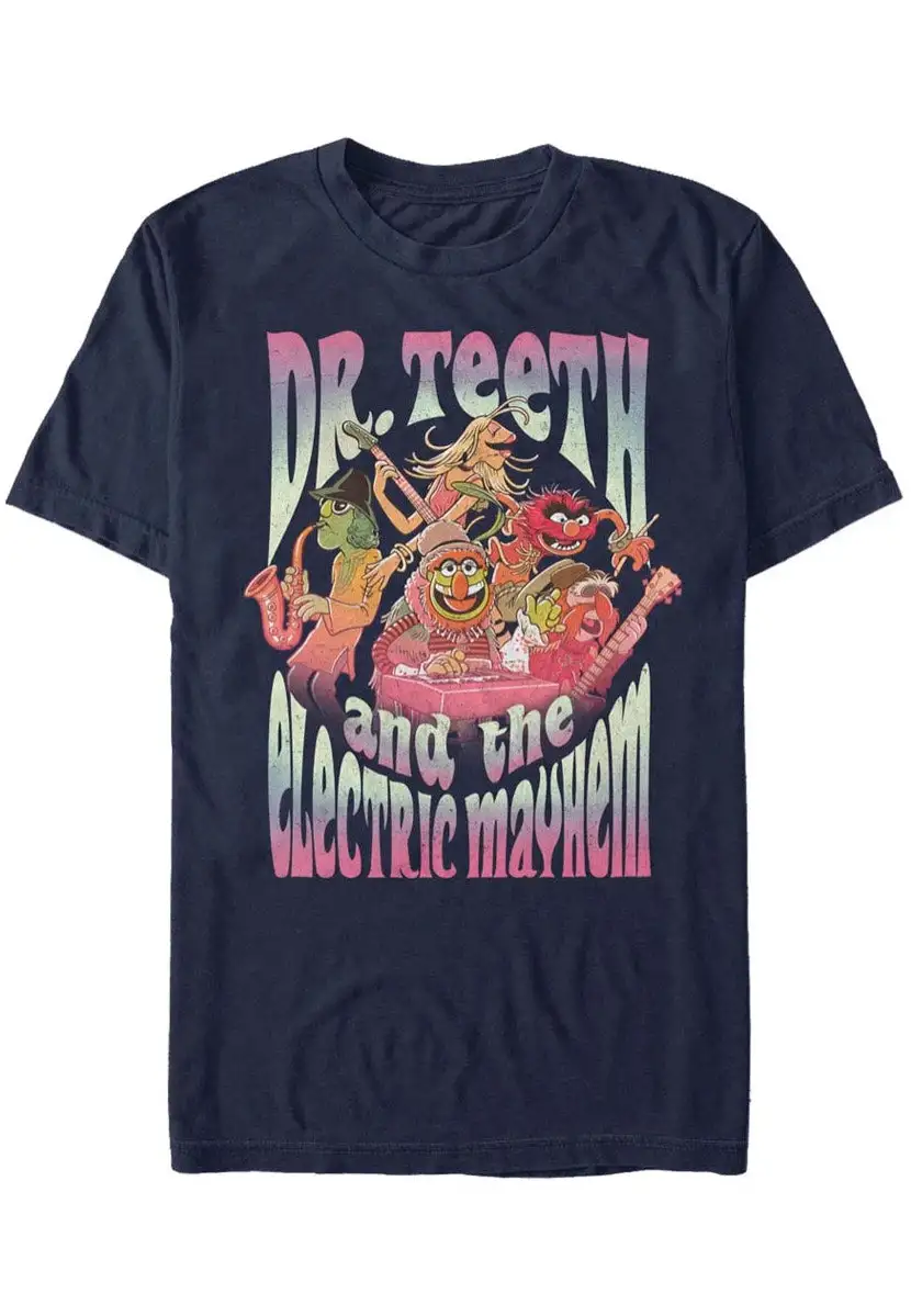 The Muppets - Dr Teeth Band Navy - T-Shirt