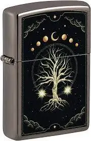 Zippo accendino USA special limited edition Mystic Nature Design Argento 48636