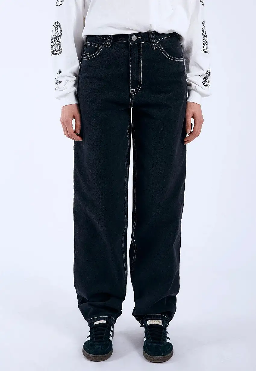 Dr. Denim - Faye Worker Black Used Contrast - Jeans