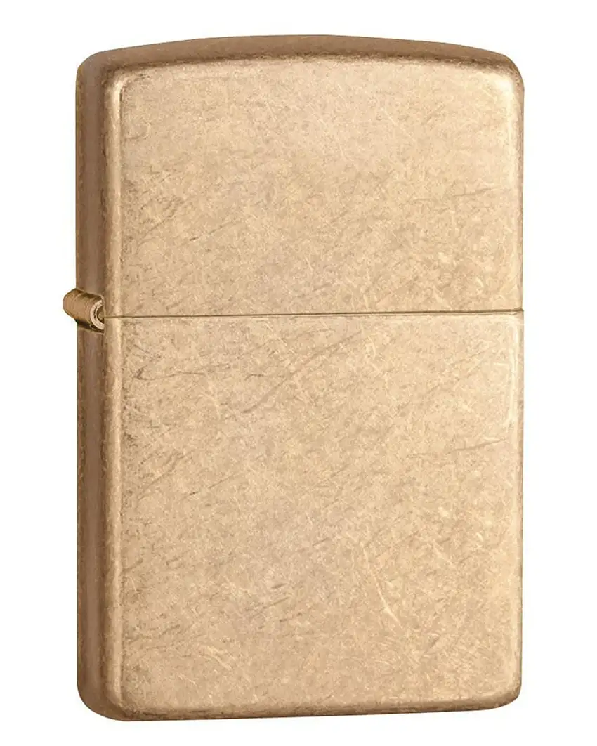 Zippo accendino Antivento, Ricaricabile Oro Armor 28496
