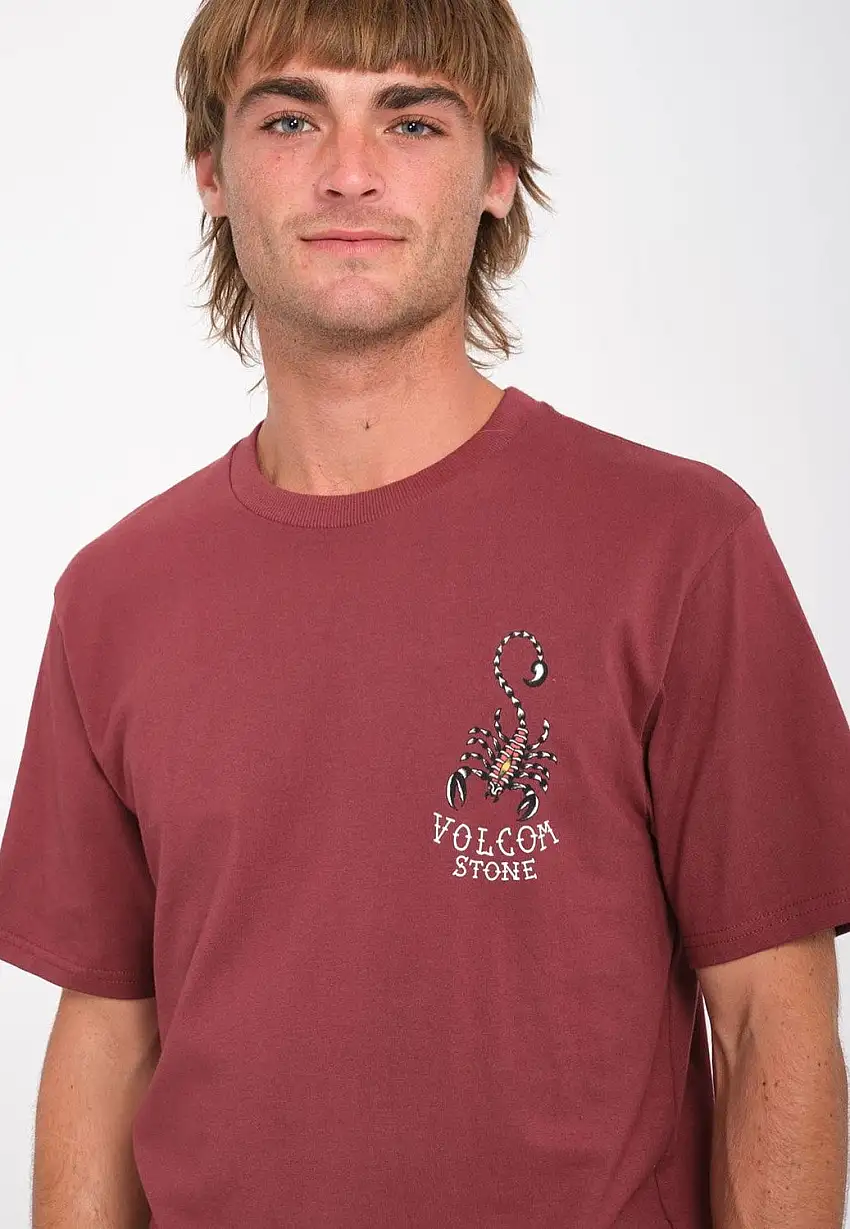 Volcom - Lintell Classic Merlot - T-Shirt