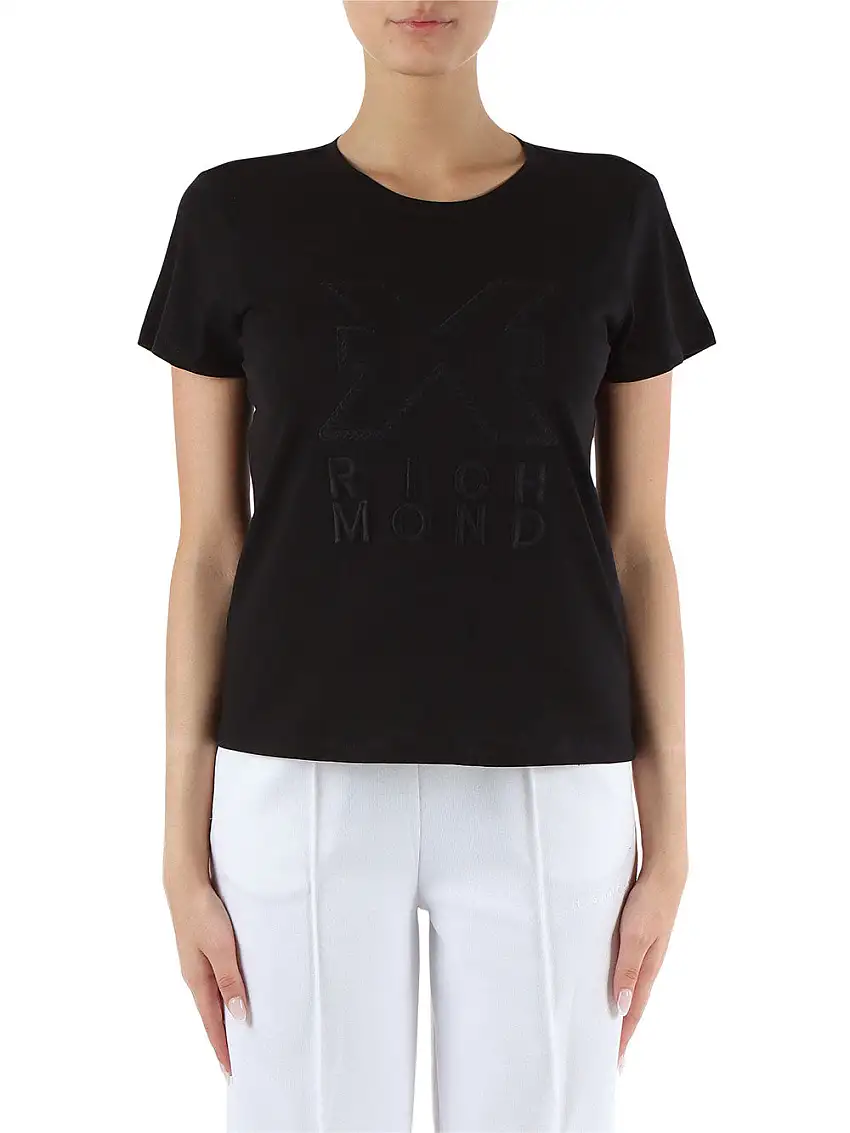 T-shirt Richmond Aursens da Donna - Nero