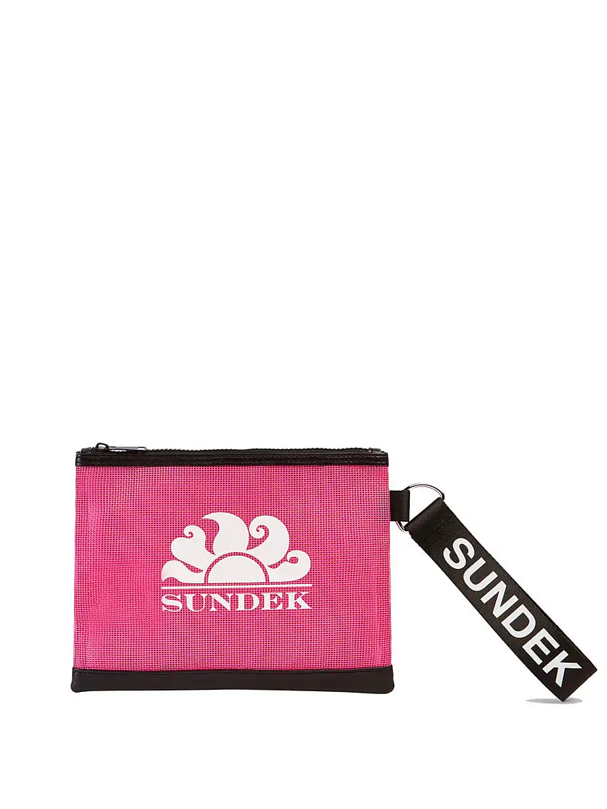 Borsa Mare Sundek With Logo da Donna - Fuxia