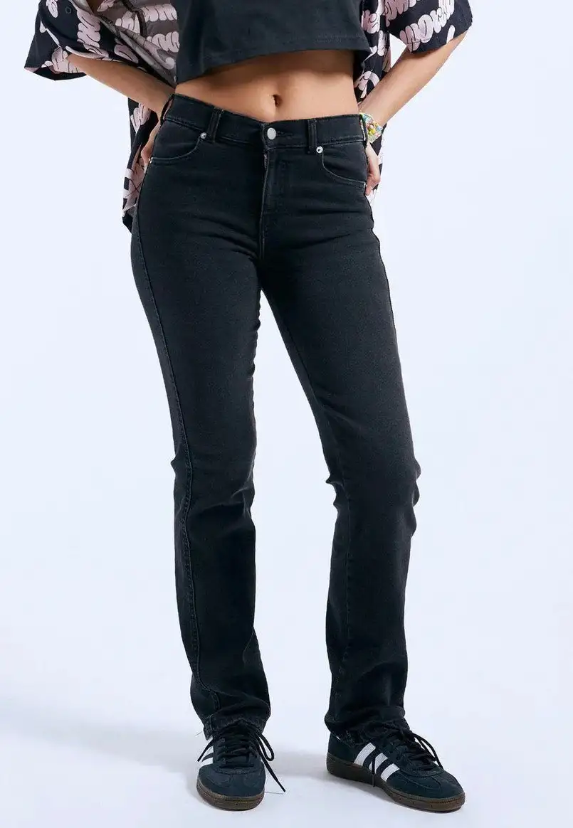 Dr. Denim - Lexy Straight Black Mist - Jeans