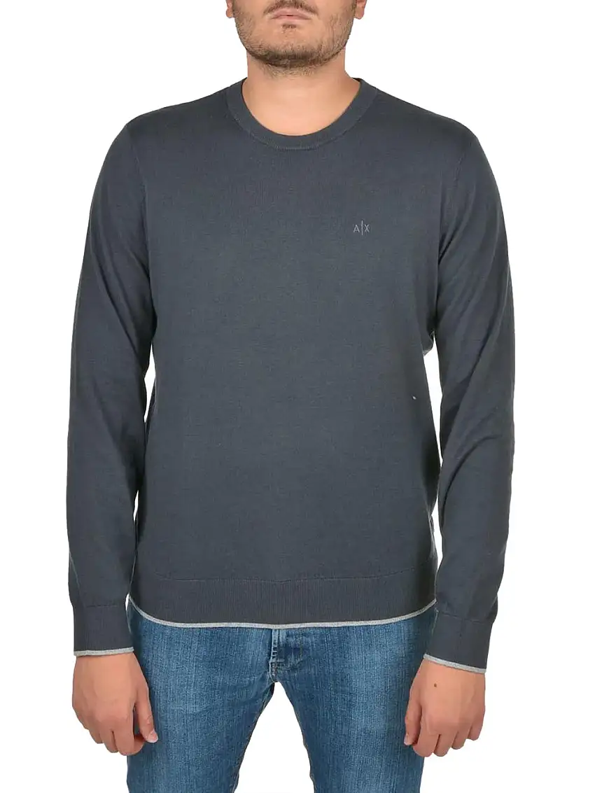Pullover Armani Exchange da Uomo - Grigio