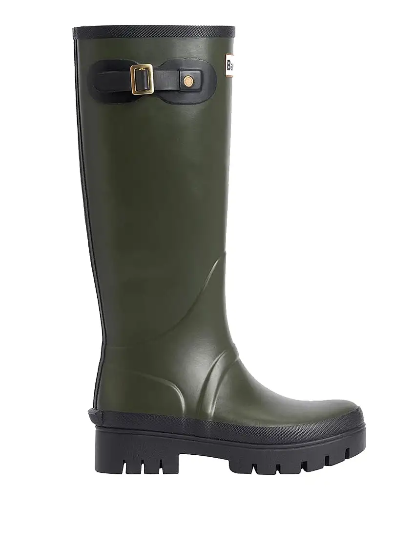 Stivale Barbour Snowdon Tall Welly da Donna - Verde