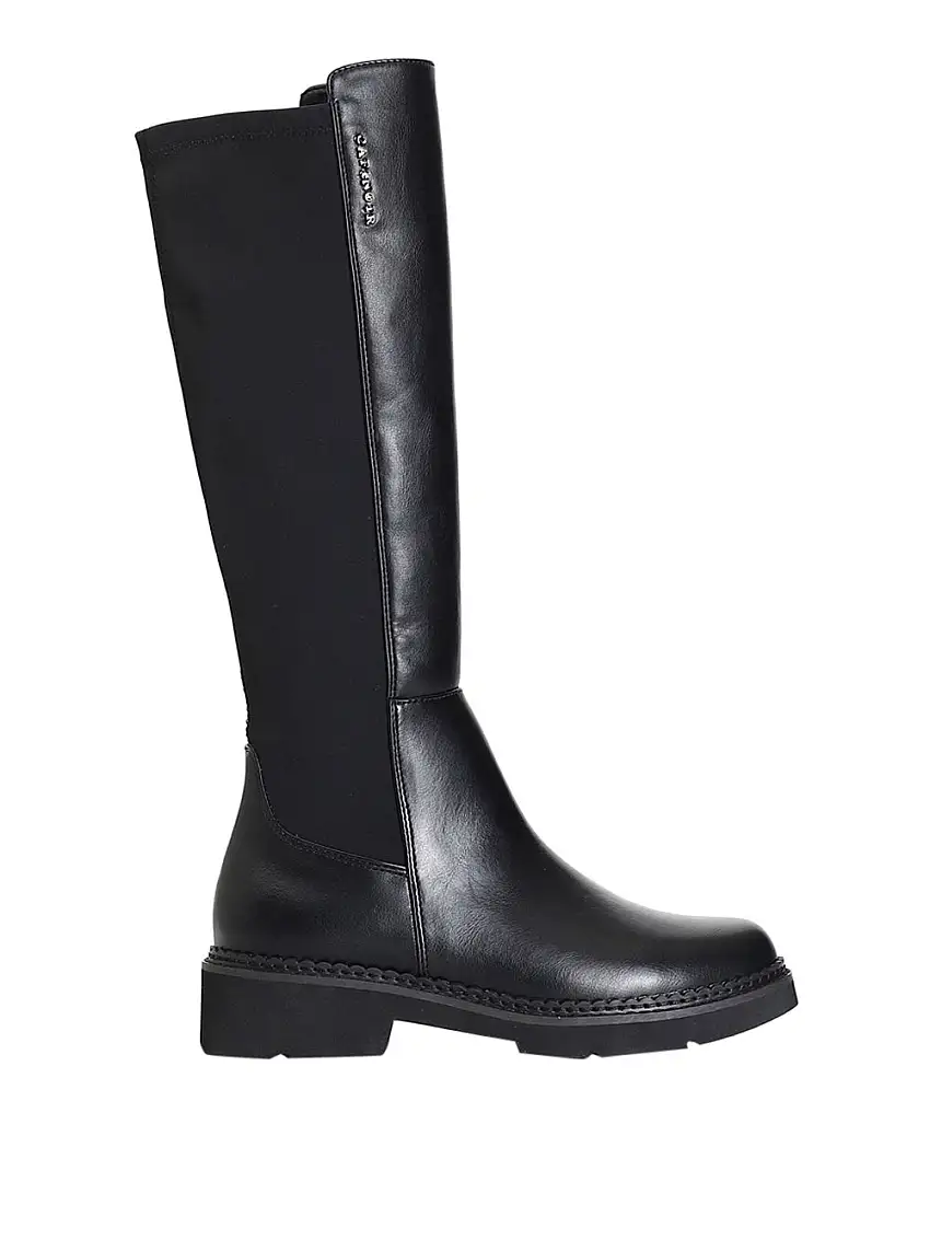 Stivale CafèNoir Con Lettering da Donna - Nero