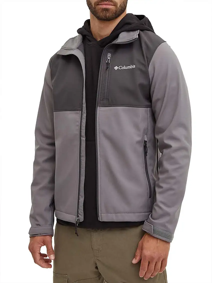 Giubbino Columbia Ascender Softshell da Uomo - Grigio