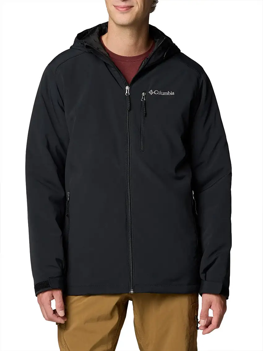 Giubbino Columbia Gate Racer Softshell da Uomo - Nero