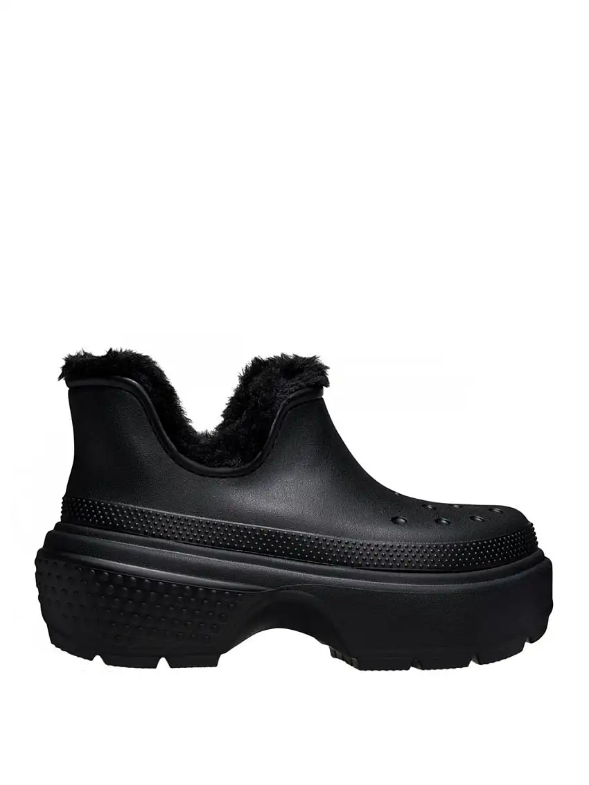 Stivaletto Crocs Stomp Lined Shorty Unisex - Nero