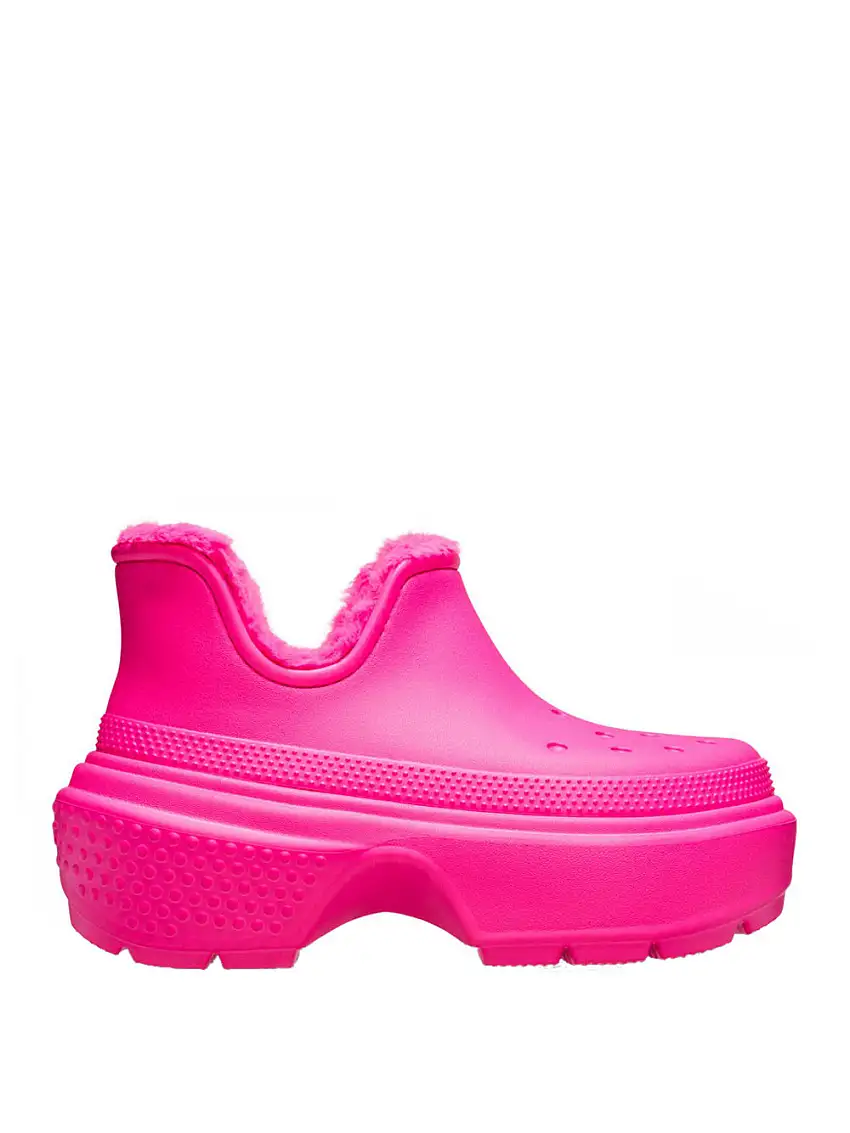 Stivaletto Crocs Stomp Lined Shorty Unisex - Fuxia