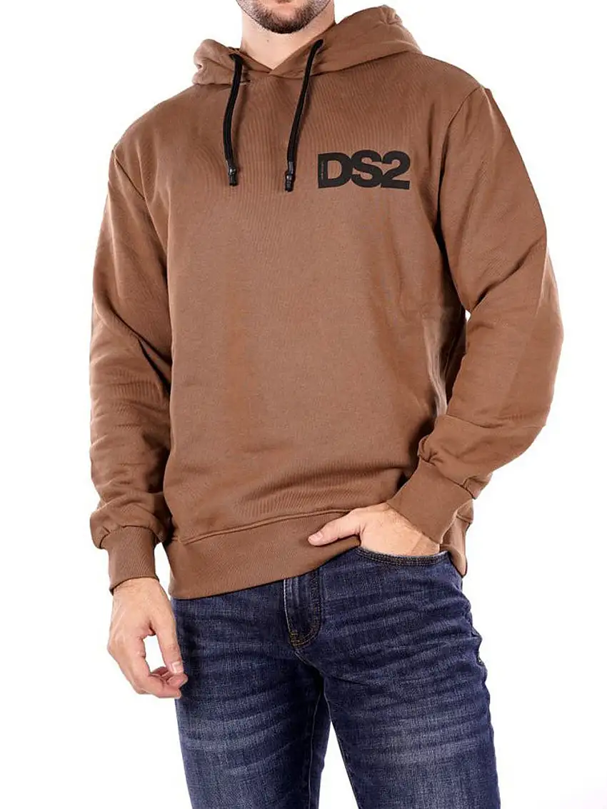 Felpa Cappuccio Drop Season 2 da Uomo - Marrone