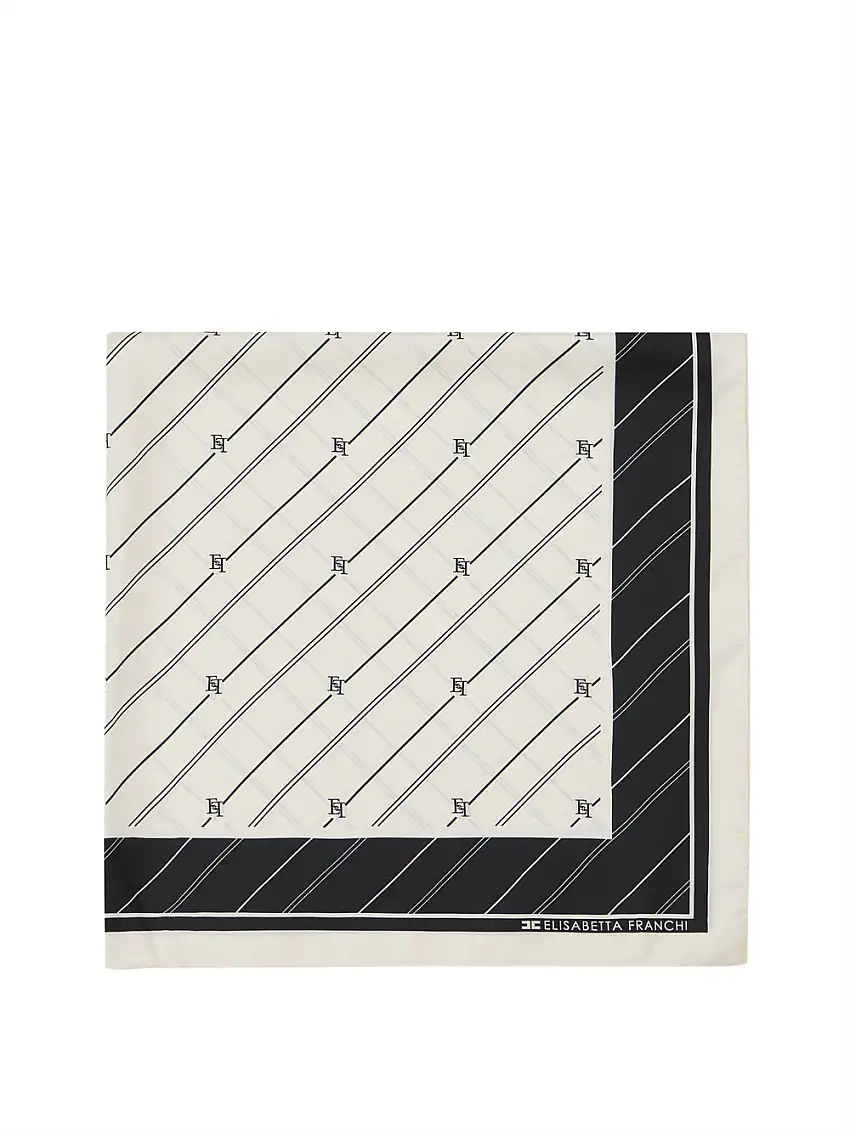 Foulard Elisabetta Franchi da Donna - Avorio