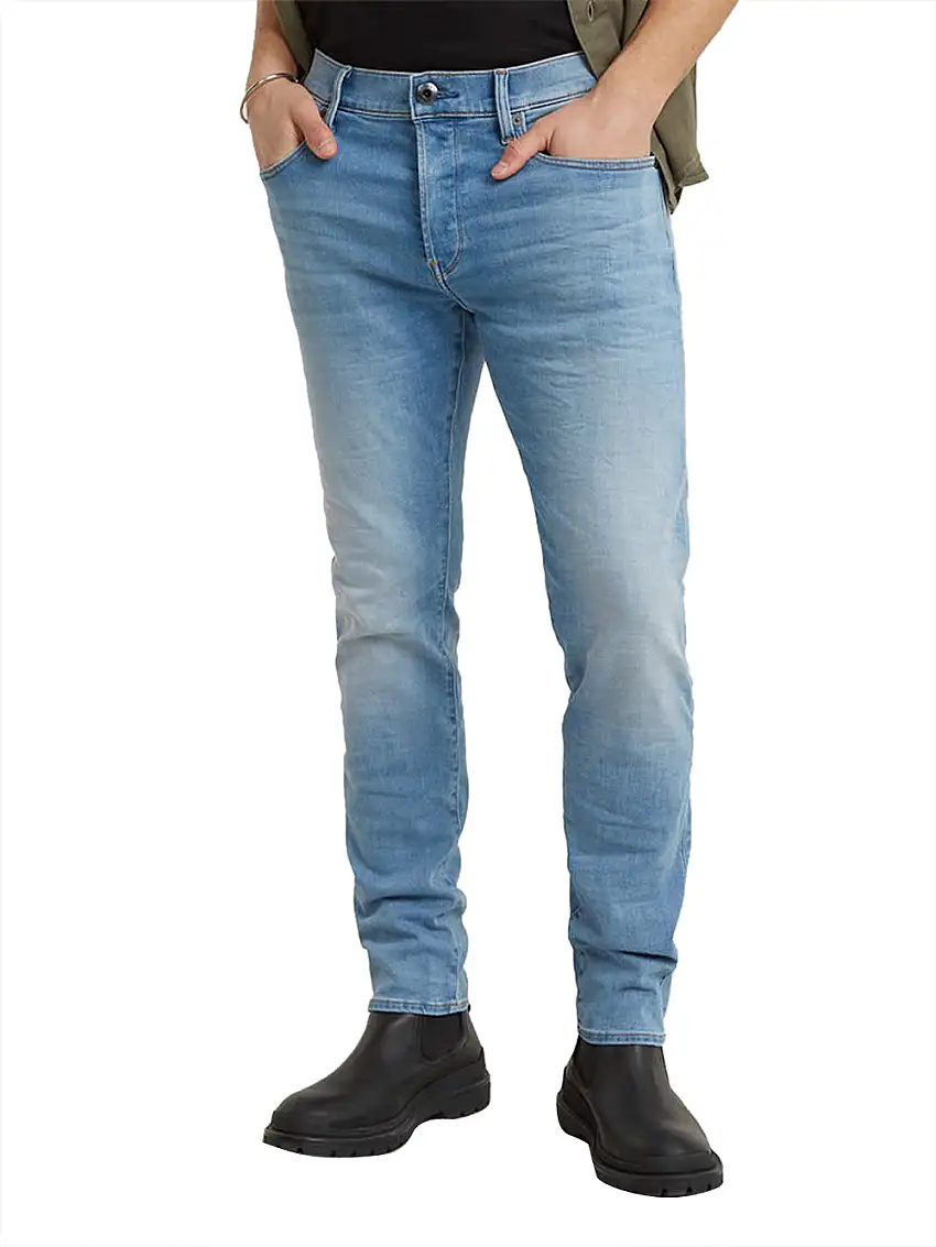 Jeans Slim G-star 3301 da Uomo - Denim