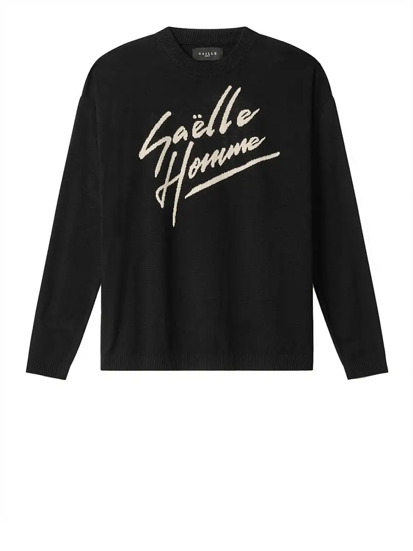 Pullover Gaelle Fit Over da Uomo - Nero