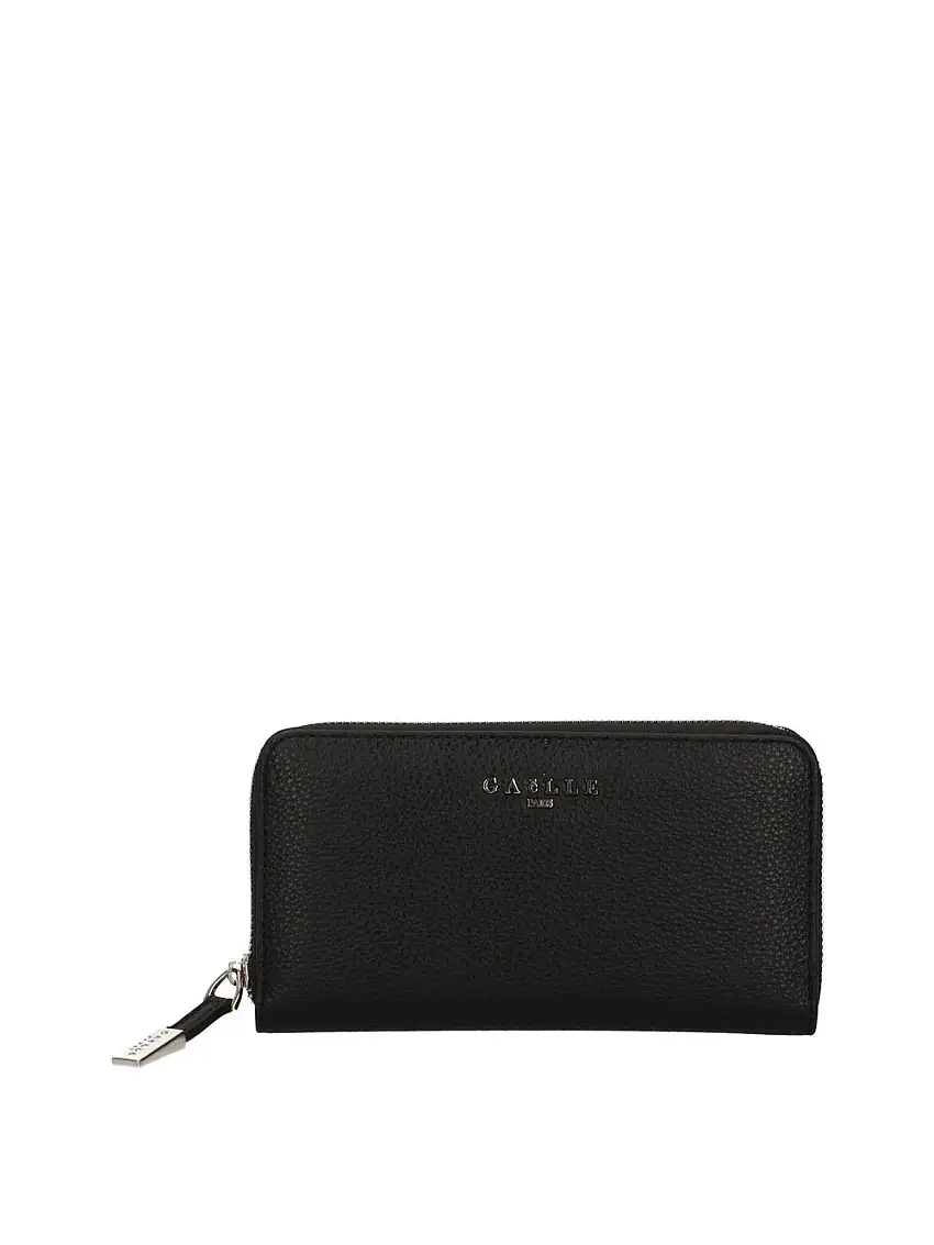 Portafoglio Gaelle Ecopelle Bottalato da Donna - Nero