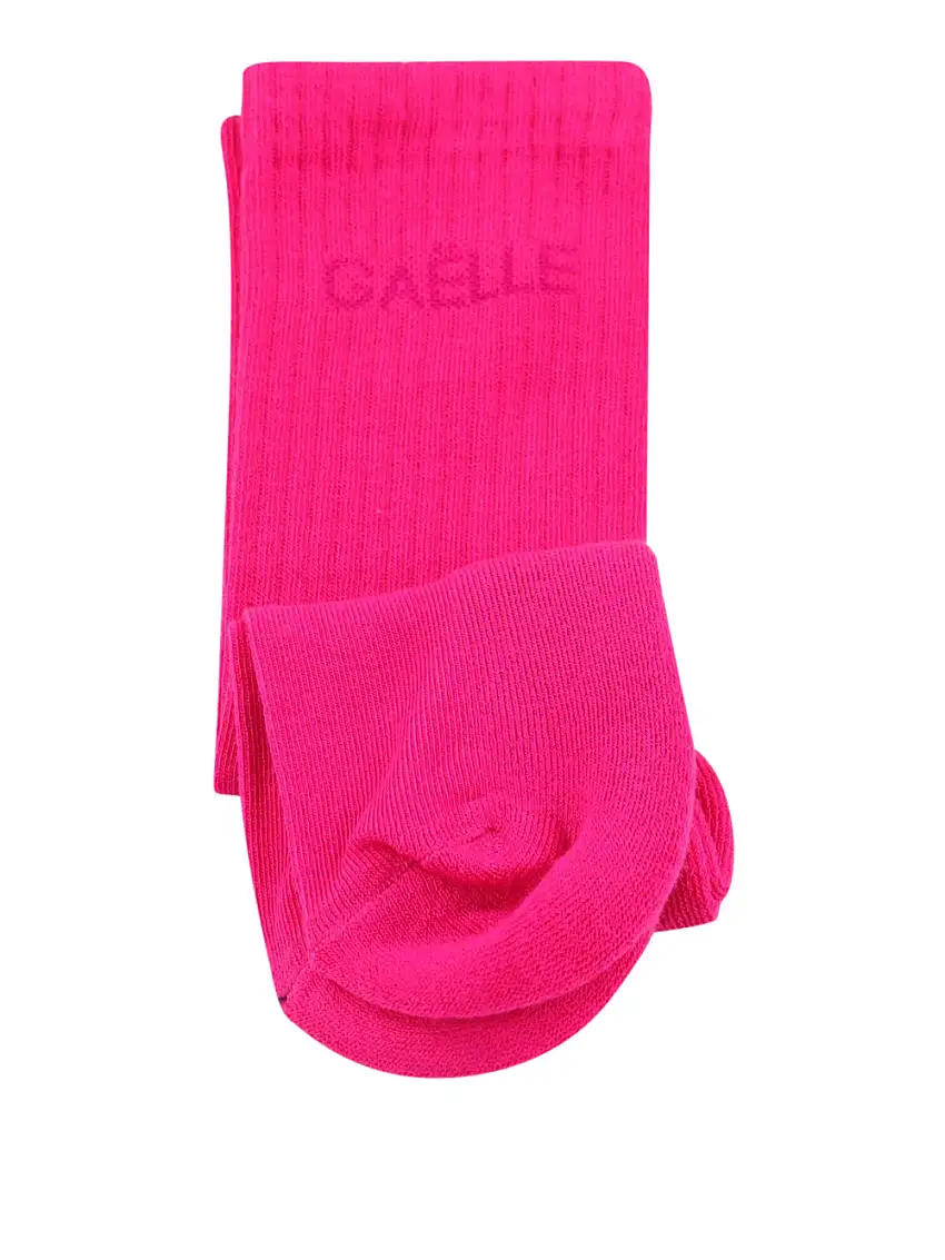 Calzini Gaelle Spugna Basic Logo da Donna - Fuxia