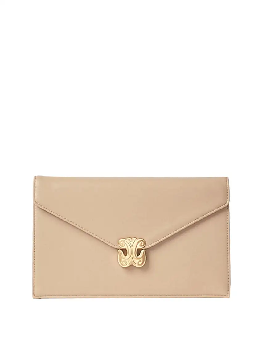 Borsa Pochette Gaelle Double G da Donna - Beige