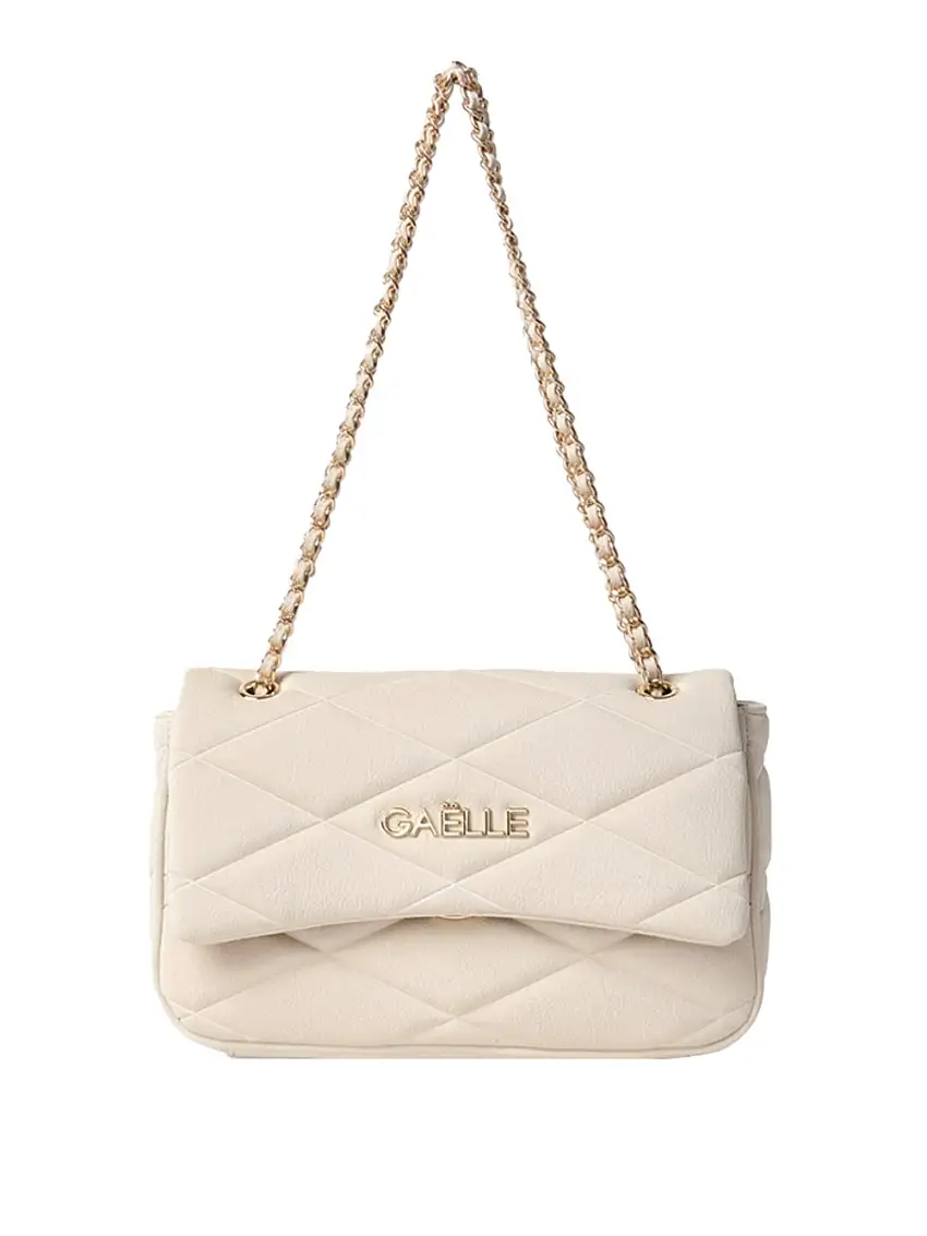 Borsa Pochette Gaelle Puffer da Donna - Avorio