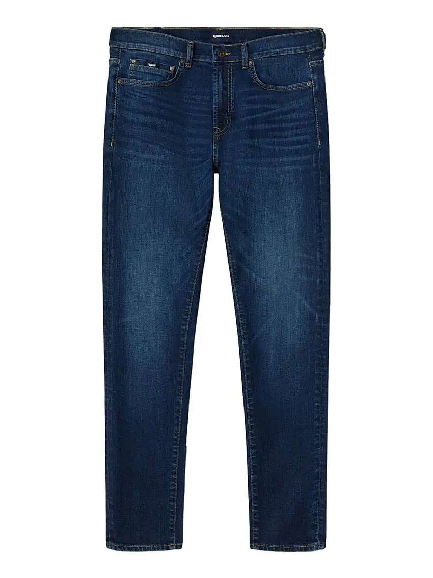 Jeans Slim Gas Stretch 13 Oz da Uomo - Denim