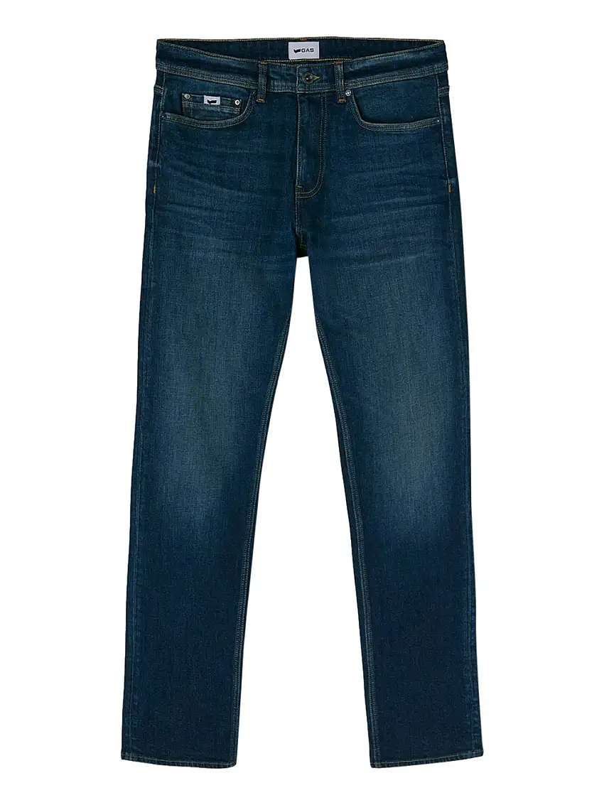 Jeans Straight Gas da Uomo - Denim