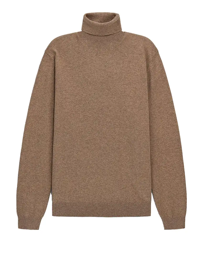 Dolcevita Gas Cotton Kash da Uomo - Marrone