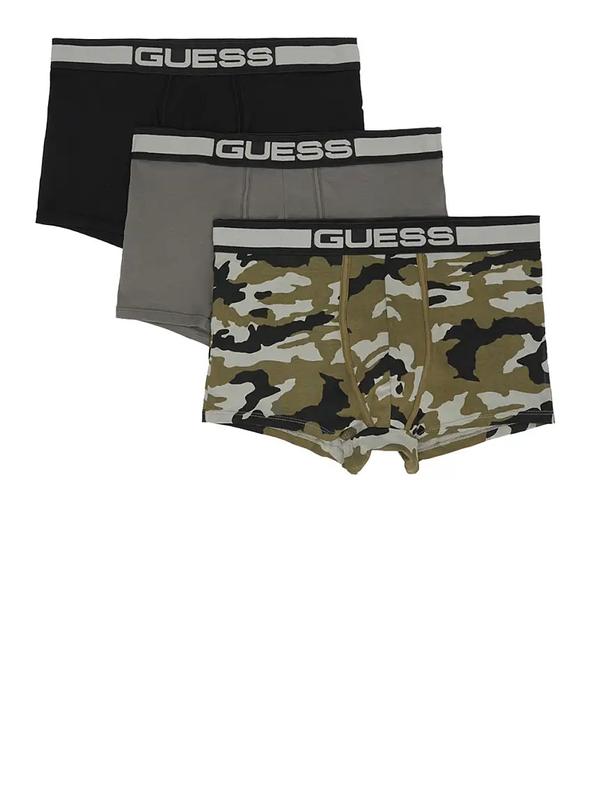 Boxer Guess Joe 3 Pack da Uomo - Multicolore