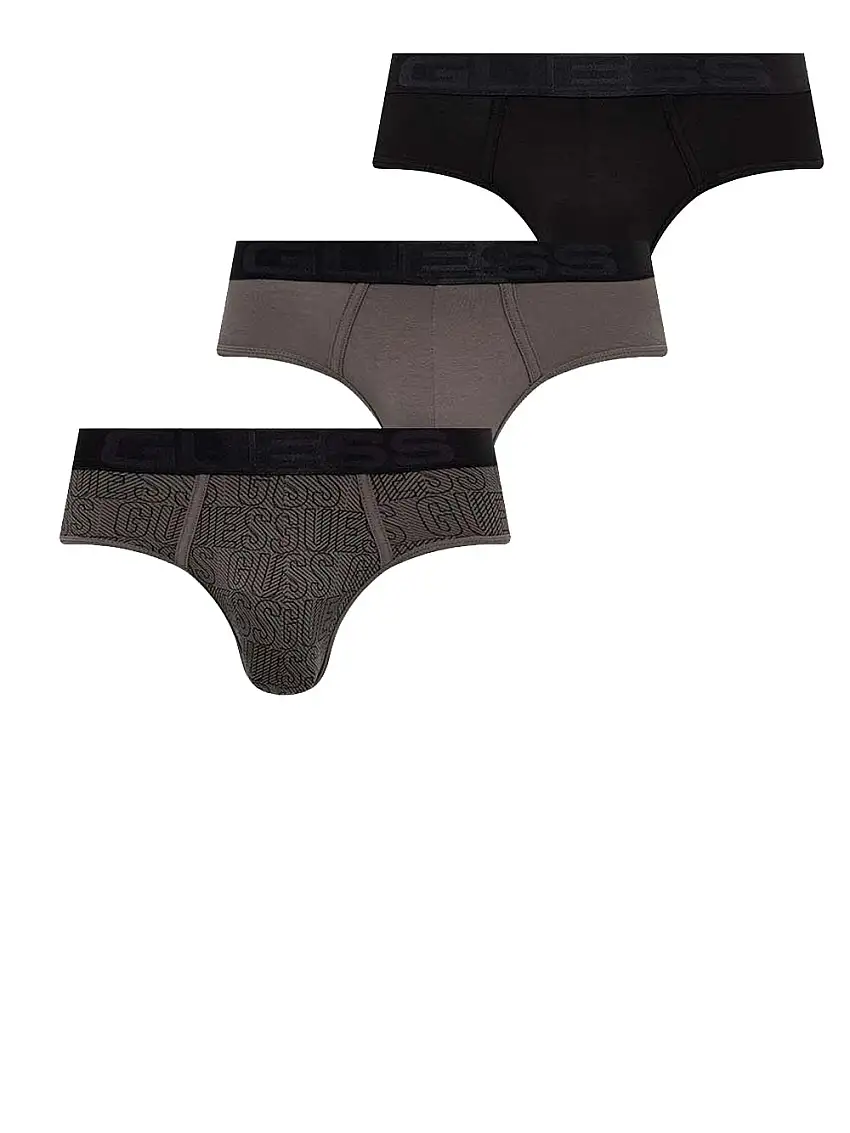 Slip Guess Joe 3 Pack da Uomo - Multicolore