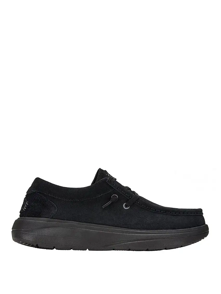 Mocassini Hey Dude Wendy Comf Suede da Donna - Nero