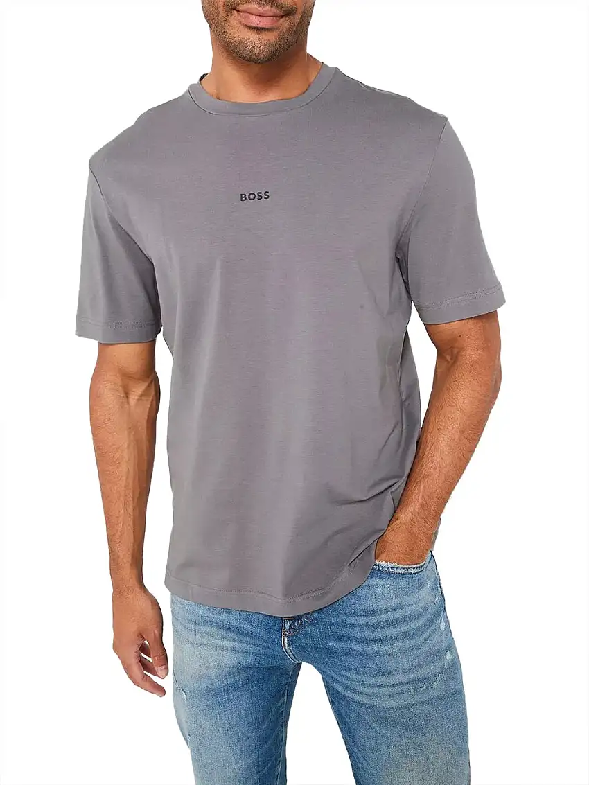 T-shirt Hugo Boss Tchup da Uomo - Grigio